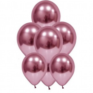 12" Krom Şeker Pembe Balon