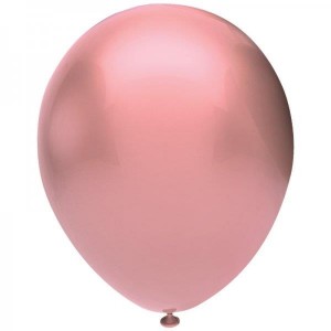 12" Metalik Rose Gold Balon - Glb