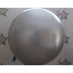 Jumbo Metalik Silver Süsleme Balonu 45" (Hbk)