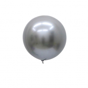 Krom Bobo Balon 18" Gümüş Renk