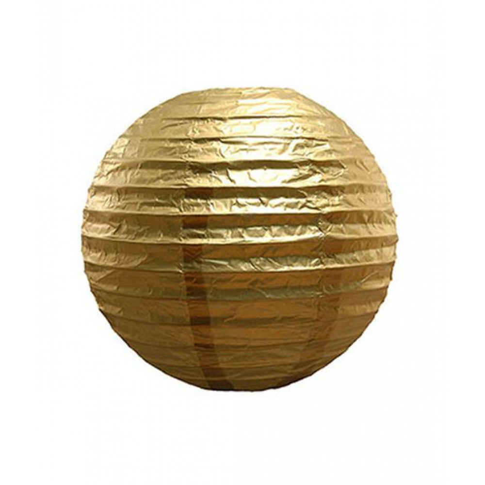 Japon Feneri 20 cm Gold-Gümüş