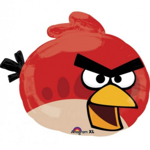 Angry Bird Kırmızı Folyo Balon Supershape