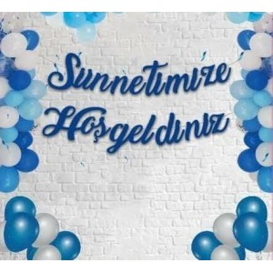 Sünnetime Hoşgeldiniz Kaligrafi Banner